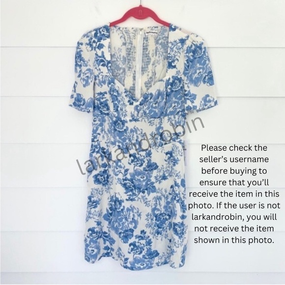 NEW Reformation Brittney Dress Olympia 8 - Picture 11 of 17